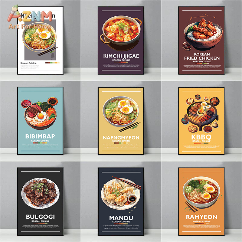 Photography Food - AZNM Bezramowy Plakat na Płótnie z