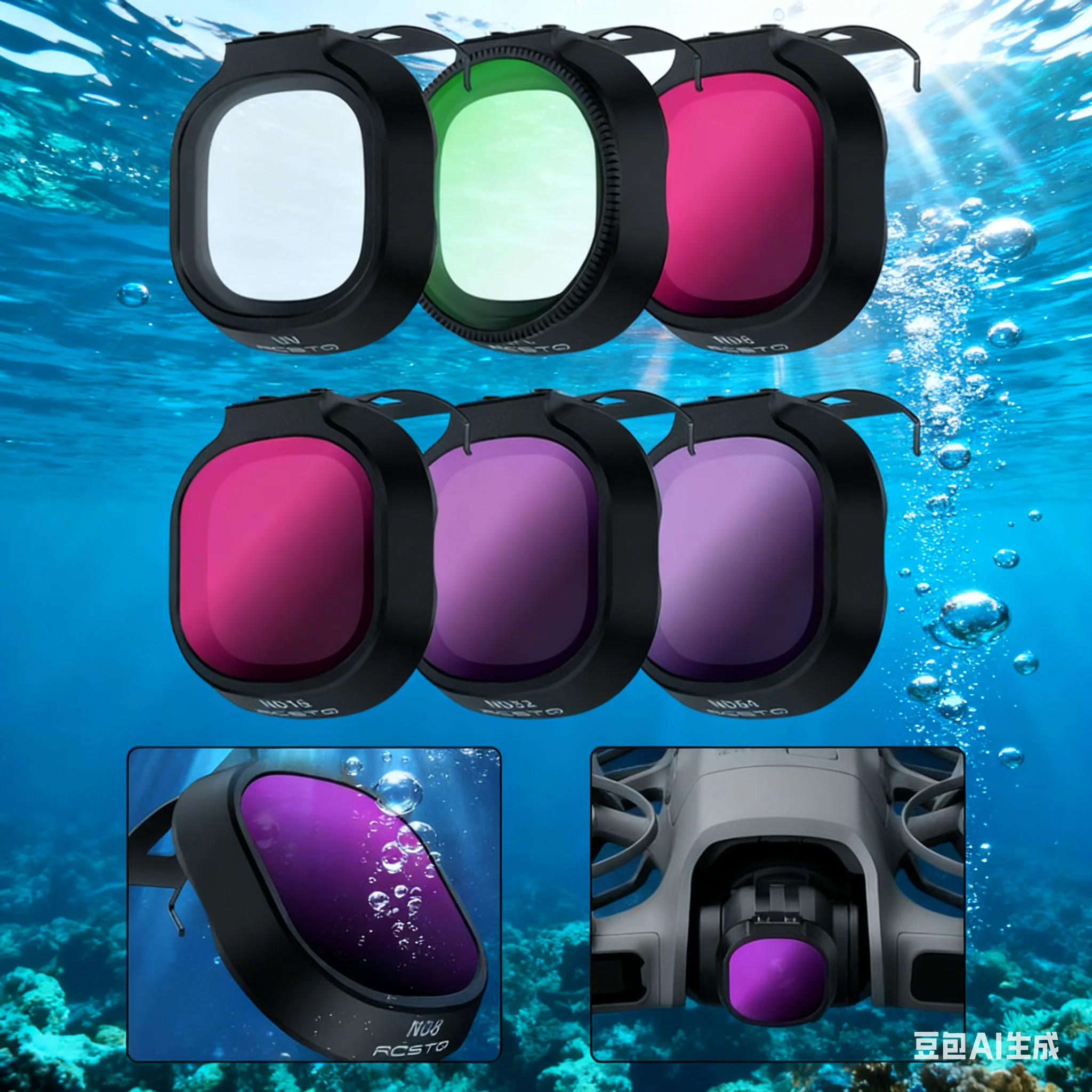 Nd Filter Set - Zestaw filtrów ND CPL UV do