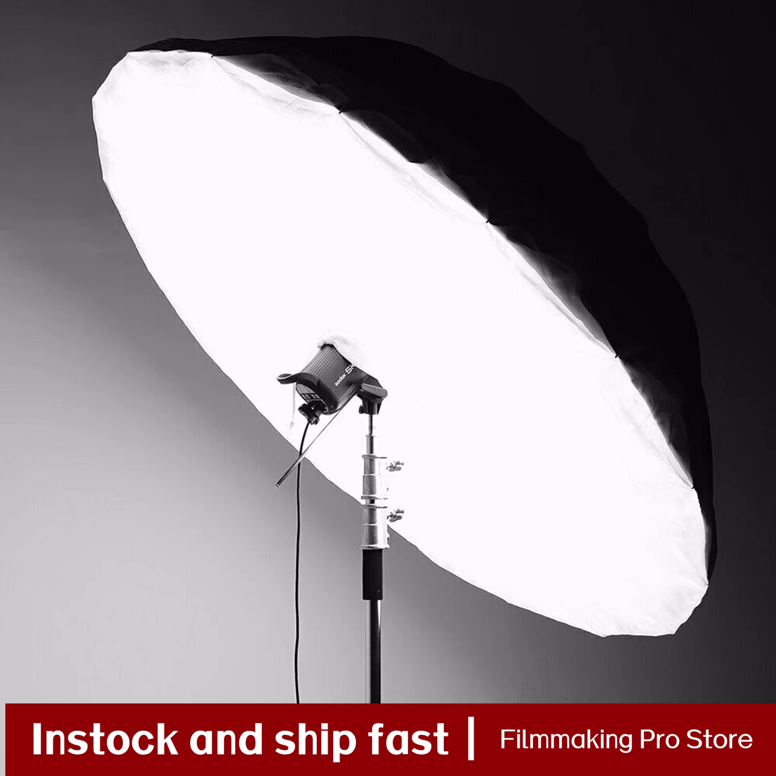 Photography Umbrella Diffuser - Dyfuzor światła miękkiego, biały, paraboliczny parasolowy