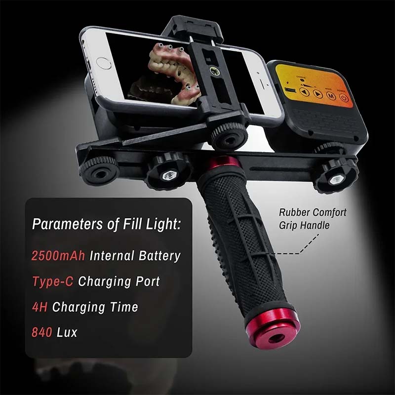 Photography Dental - Lampa do fotografii dentystycznej z Bluetooth,