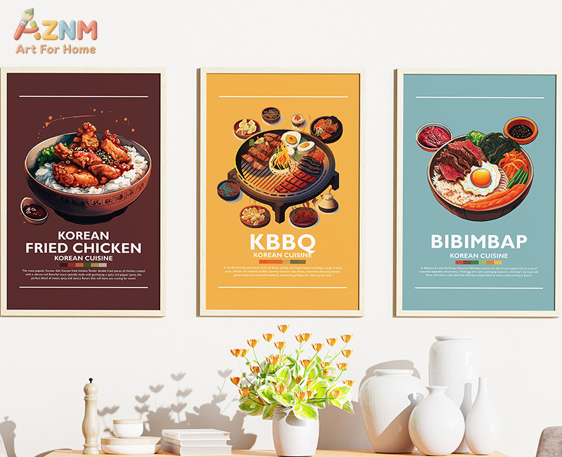 AZNM Bezramowy Plakat na Płótn – Photography Food recenzja i cena