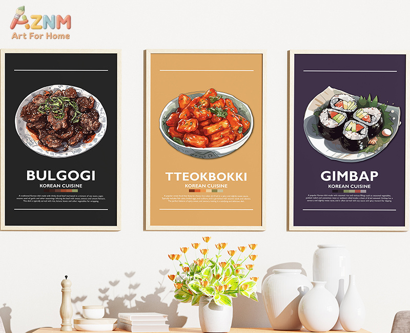 AZNM Bezramowy Plakat na Płótn – Photography Food recenzja i cena
