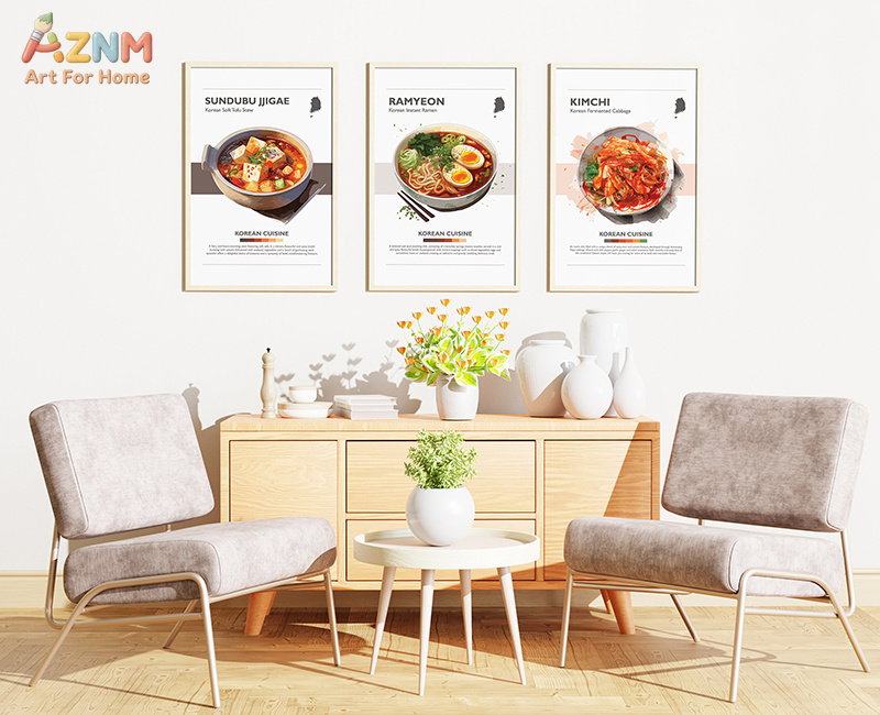 AZNM Bezramowy Plakat na Płótn – Photography Food recenzja i cena