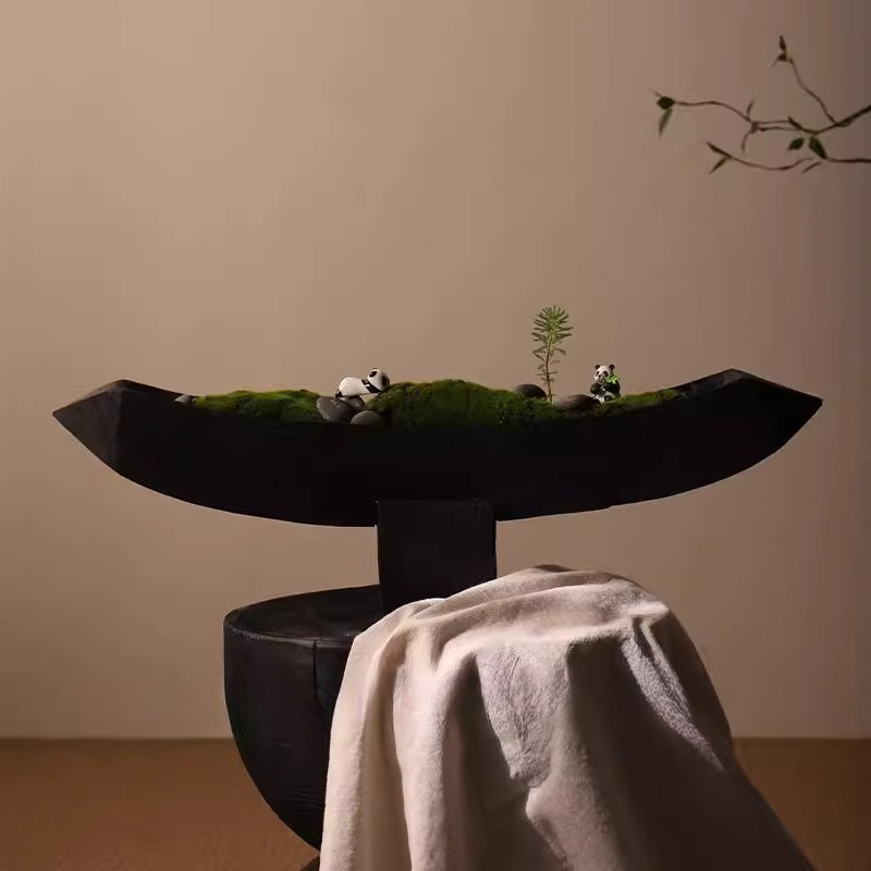 Rzeźba łodzi z drewna w stylu  – Photography Zen recenzja i cena