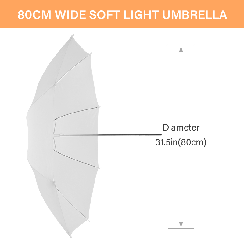 Parasolka dyfuzorowa 76 * 80 c – Photography Umbrella Diffuser recenzja i cena