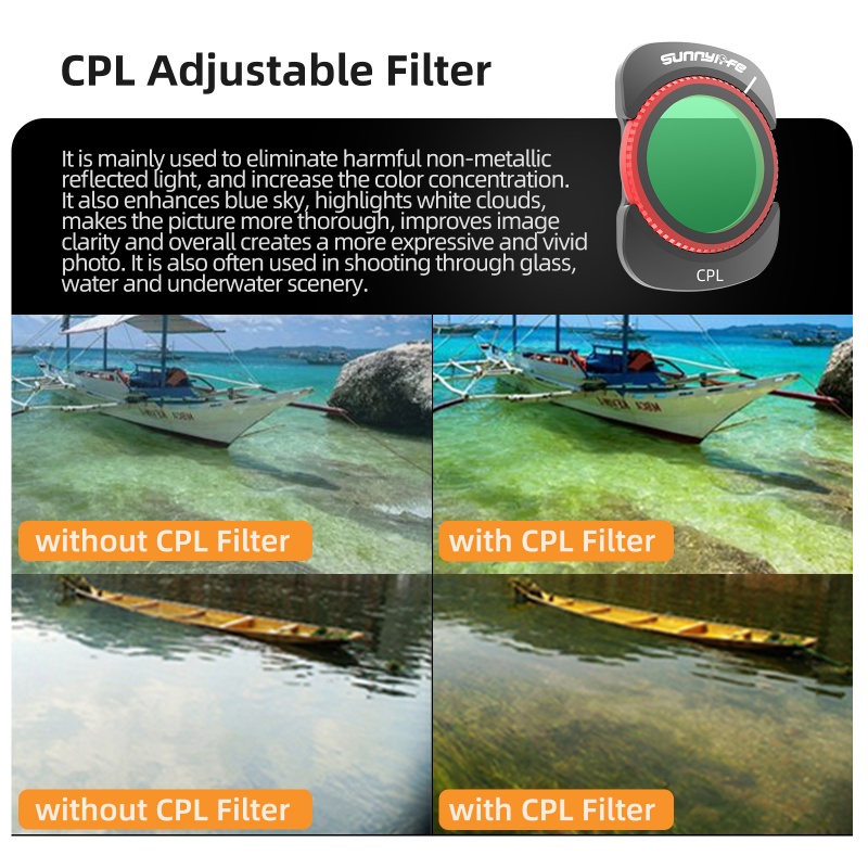 Filtr obiektywu do DJI Osmo Po – Nd Filter Set recenzja i cena